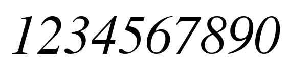 Tempofontitalic Font, Number Fonts