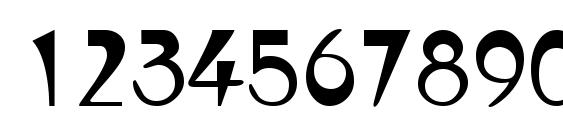 Tempura Regular Font, Number Fonts