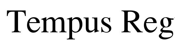 Tempus Regular Font
