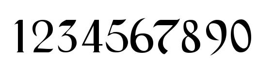 Tenace SSi Font, Number Fonts