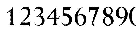 TenebraOldFace Font, Number Fonts