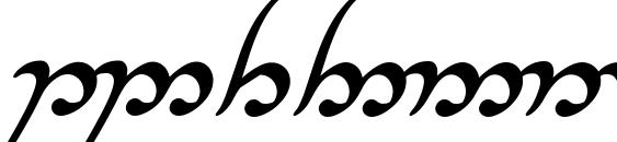 Tengwar annatar bold italic Font, Number Fonts