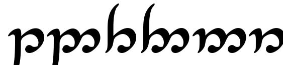 Шрифт Tengwar annatar bold, Шрифты для цифр и чисел