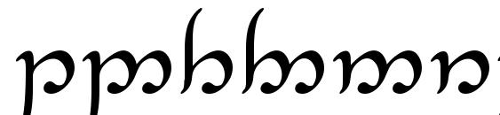 Tengwar annatar Font, Number Fonts