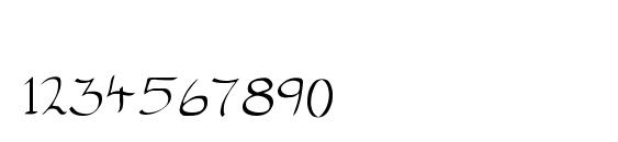 Tengwar Gandalf Medium Font, Number Fonts