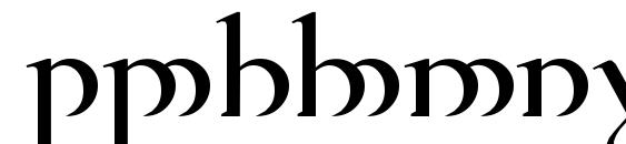 Tengwar quenya medium Font, Number Fonts