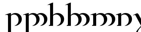 Tengwar Quenya Font, Number Fonts