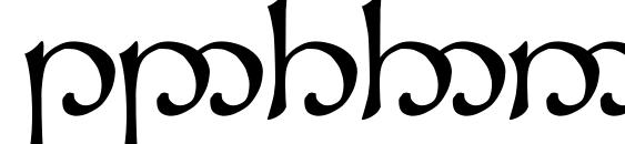 Tengwar Sindarin 1 Font, Number Fonts