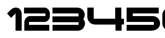 Terminator regular Font, Number Fonts