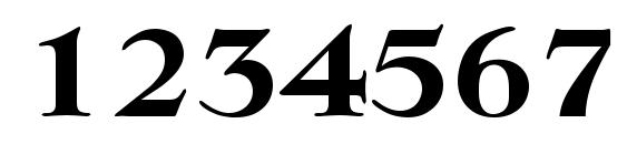 Teronodisplayssk regular Font, Number Fonts