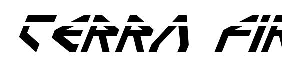Terra Firma Laser Italic Font