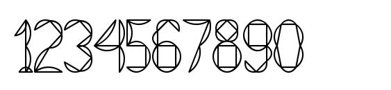 Tetraclericton Font, Number Fonts