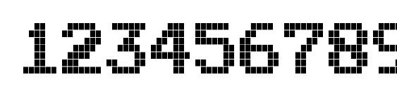 Tetroserbogia Font, Number Fonts