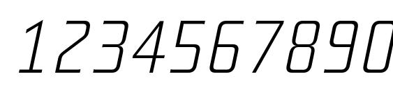 TeutonHell Italic Font, Number Fonts