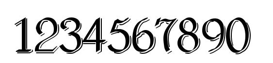 Teutonia Font, Number Fonts