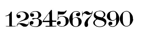 Teutonic No1 DemiBold Font, Number Fonts