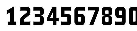 TeutonNormal Bold Font, Number Fonts