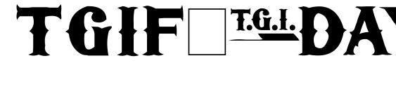 TGIFriday Font