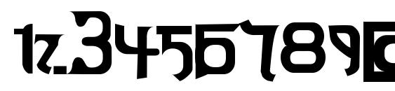 Thai OneOn Font, Number Fonts