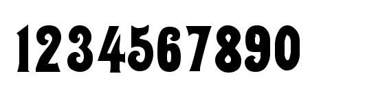 Thalia Regular Font, Number Fonts