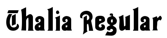 Thalia Regular Font