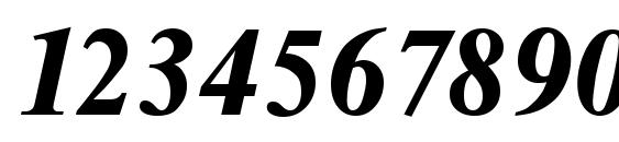 Thames heavyita Font, Number Fonts