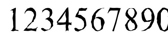 ThamesAntique Regular Font, Number Fonts