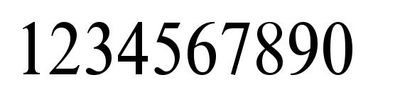 ThamesCondensed Regular Font, Number Fonts