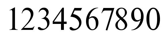 ThamesSerial Regular Font, Number Fonts