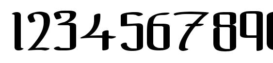 The black bloc Font, Number Fonts