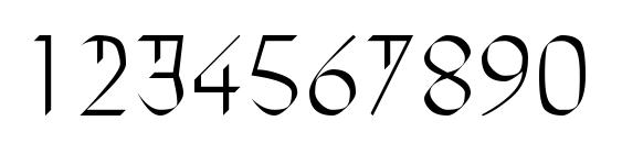 The Daily Blah Font, Number Fonts