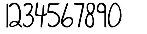 The Only Exception Font, Number Fonts