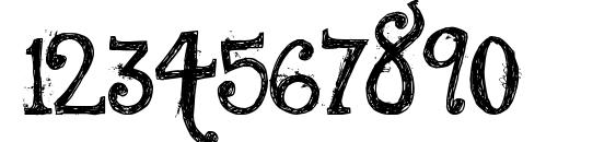 the quiet scream Font, Number Fonts
