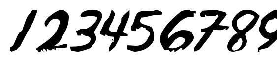 The shaker caps Font, Number Fonts
