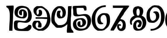 The Shire Bold Condensed Font, Number Fonts