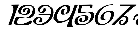 The Shire Italic Font, Number Fonts