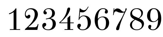 Theano Didot Regular Font, Number Fonts