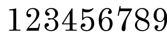 Theano Modern Regular Font, Number Fonts