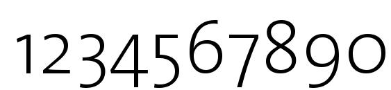 TheMixExtraLight Plain Font, Number Fonts