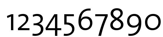 TheSansSemiLight Plain Font, Number Fonts