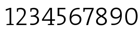 Шрифт TheSerifLight Caps, Шрифты для цифр и чисел