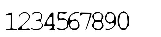 Thinbaby Font, Number Fonts