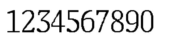 Thirdcopyssk Font, Number Fonts