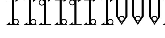 Thirteen O Clock Font, Number Fonts
