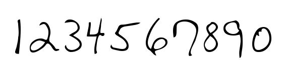 Thomas Regular Font, Number Fonts
