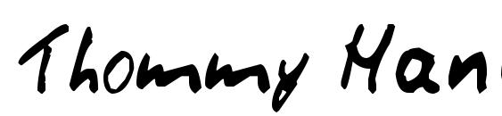 Шрифт Thommy Handwrite