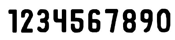 Шрифт Thorne normal, Шрифты для цифр и чисел