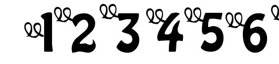 Three Little Pink Pigs Font, Number Fonts