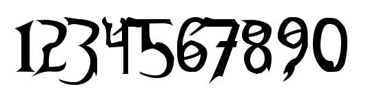 Thundercats Normal Font, Number Fonts