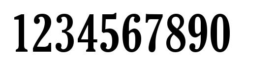 Thyssen J Font, Number Fonts